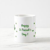 Happy St Patri Minimalist Cute Coffee Mok (Center)