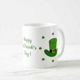 Happy St Patri Minimalist Cute Coffee Mok