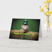 Happy St. Patrick Day card Kaart (Gele Bloem)
