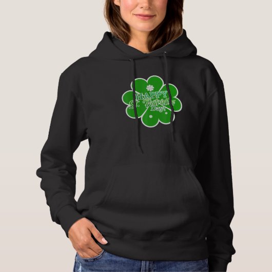 Happy St Patrick Day Hoodie (Voorkant)