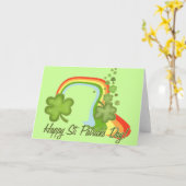 Happy St Patrick Day Kaart (Gele Bloem)