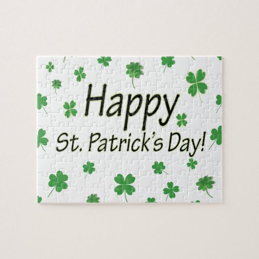 Happy St Patrick Day Legpuzzel (Horizontaal)