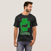 Happy St Patrick Day Shamrock Puppy Corgi 17 March T-shirt (Voorkant volledig)