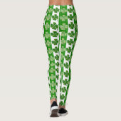 Happy St. Patrick' Day Shamrocks Leggings (Achterkant)