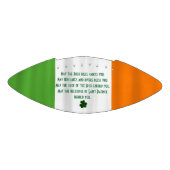 Happy St. Patrick Irish Blessing Flag Shamrock American Football (Paneel)
