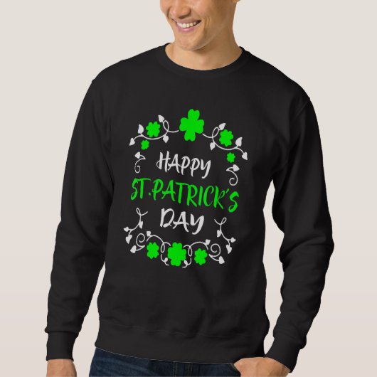 Happy St Patrick S Day 2022 Grappig Vieren Iers Trui (Voorkant)