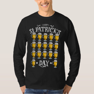 Happy St Patrick s Day Beer Drinking Beer Counting T-shirt