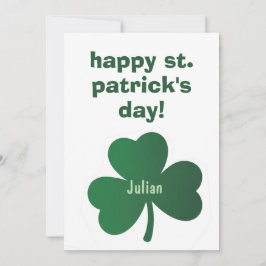 Happy St. Patrick’s Day Classic Irish Celebratio Feestdagenkaart