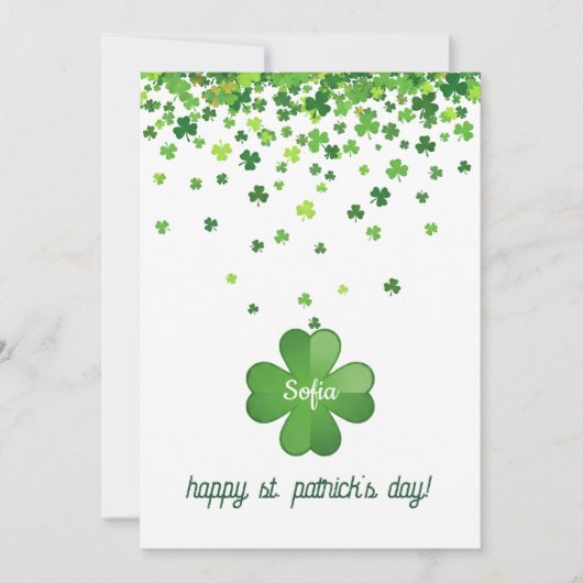Happy St. Patrick’s Day – Classic Irish Celebratio Feestdagenkaart (Voorkant)