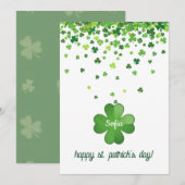 Happy St. Patrick’s Day – Classic Irish Celebratio Feestdagenkaart (Voorkant / Achterkant)