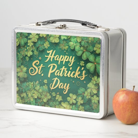 Happy St. Patrick’s Day Clover Design (In situ)