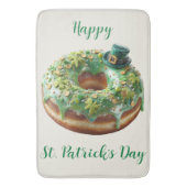 Happy St. Patrick’s Day Donut with Leprechaun Hat Badmat (Voorkant Verticaal)