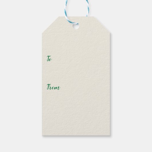 Happy St. Patrick’s Day Donut with Leprechaun Hat Cadeaulabel (Achterkant)