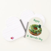 Happy St. Patrick’s Day Donut with Leprechaun Hat Notitieboek (Binnen)