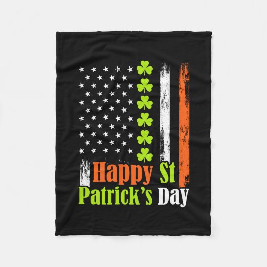 Happy St Patrick S Day Fleece Deken (Voorkant)