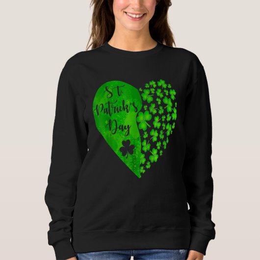 Happy St Patrick S Day Funny Saint Patrick Irish G Trui (Voorkant)