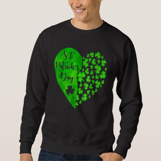 Happy St Patrick S Day Funny Saint Patrick Irish G Trui (Voorkant)