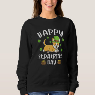 Happy St Patrick S Day Funy Saint Patricks Corgi D Trui