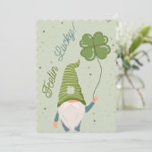 Happy St Patrick’s Day Irish Greeting Card Feestdagenkaart (Staand voorkant)
