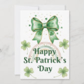 Happy St Patrick’s Day Irish Greeting Card Feestdagenkaart (Voorkant)