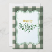 Happy St Patrick’s Day Irish Greeting Card Feestdagenkaart (Voorkant)
