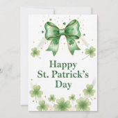 Happy St Patrick’s Day Irish Greeting Card Feestdagenkaart (Voorkant)
