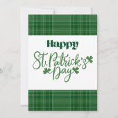 Happy St Patrick’s Day Irish Greeting Card Feestdagenkaart (Voorkant)