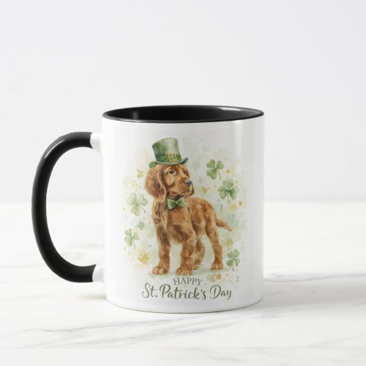 Happy St. Patrick’s Day Irish Setter  Mok (Links)