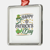 Happy St Patrick S Day Metalen Ornament (Links)