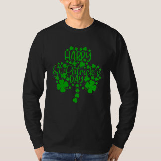 Happy St Patrick S Day Shamrock Clover Mannen Wome T-shirt