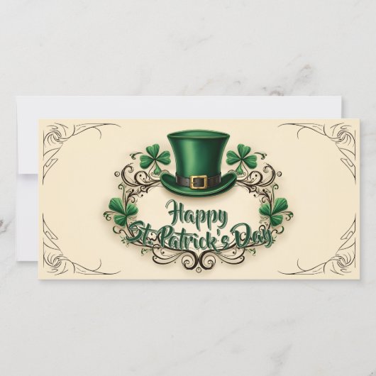 Happy St. Patrick’s Day Shamrock Design (Voorkant)