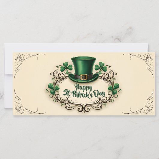 Happy St. Patrick’s Day Shamrock Design (Voorkant)