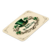 Happy St. Patrick’s Day Shamrock Design Magneet (Linkerzijde)