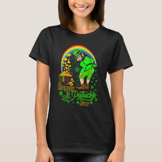 Happy St Patrick S Day Shamrock Graphic Mannen Wom T-shirt