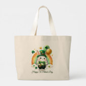 Happy St. Patrick’s Day Tote Bag (Achterkant)