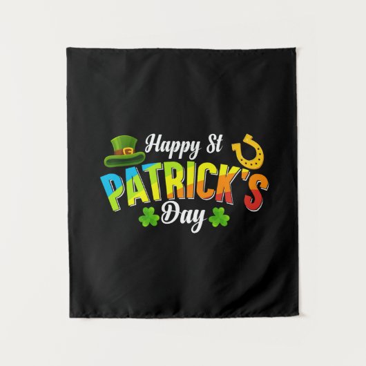 Happy St Patrick S Day Wandkleed (Voorkant)
