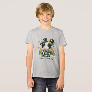 Happy St. Patrick’s Kid’s T-shirt with Back Print