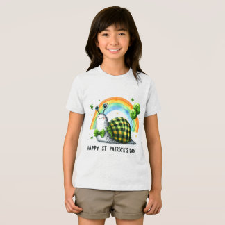 Happy St. Patrick’s Kid’s T-shirt with Back Print
