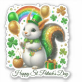 Happy St. Patrick’s Sticker (Voorkant)