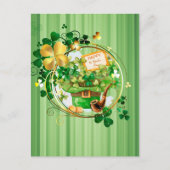 Happy St Patricks Briefkaart (Voorkant)
