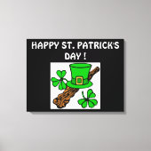 HAPPY ST.PATRICK'S DAG CANVAS AFDRUK (Voorkant)