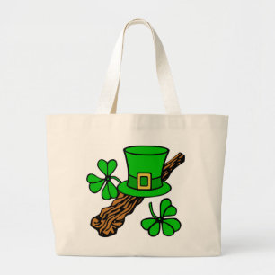 HAPPY ST.PATRICK'S DAG GROTE TOTE BAG