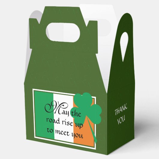 HAPPY ST PATRICK'S DAG Irish Shamrock Blessing Bedankdoosjes (Geopend)
