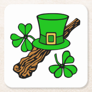 HAPPY ST.PATRICK'S DAG KARTONNEN ONDERZETTERS