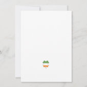 HAPPY ST. PATRICK'S DAG Leprechaun Notitiekaartje (Achterkant)