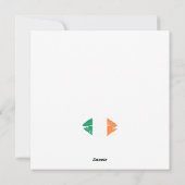 HAPPY ST. PATRICK'S DAG Leprechauns Jig Feestdagenkaart (Achterkant)