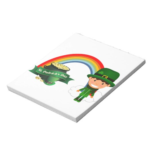 HAPPY ST PATRICK'S DAG NOTITIEBLOK (Linkerzijde)