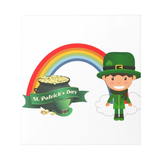 HAPPY ST PATRICK'S DAG NOTITIEBLOK (Voorkant)