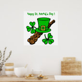 HAPPY ST.PATRICK'S DAG POSTER (Keuken)