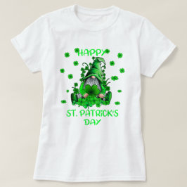 Happy St. Patricks Dag Schattige Gnome T-shirt